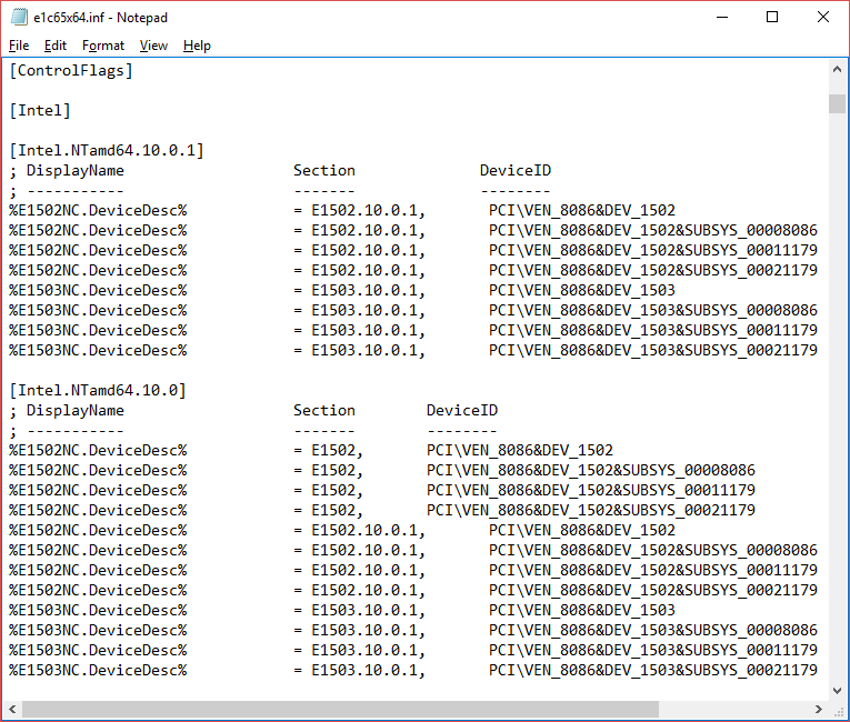 windows 10 intel 82579v problems