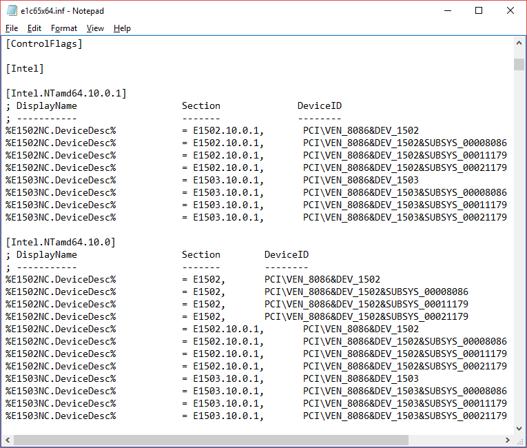 Intel r 82579v gigabit network